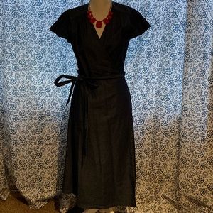 Draper James Chambray Wrap Dress